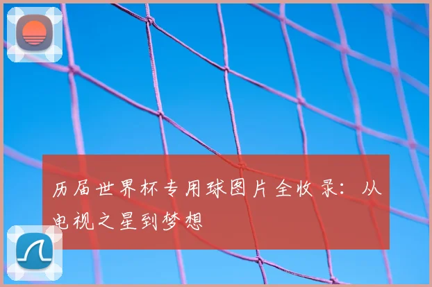 历届世界杯专用球图片全收录：从电视之星到梦想